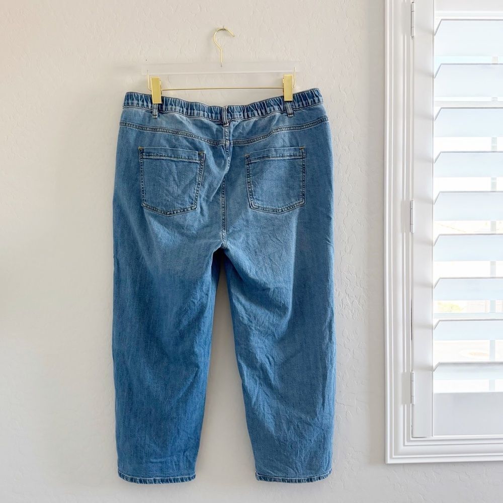 J.Jill Pure Jill Relaxed Ankle Crop Jeans Size XL Petite - Picture 7 of 10
